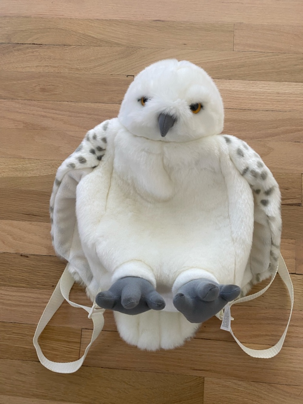 Hedwig from Harry Potter Universal Studios White Snowy Owl Backpack